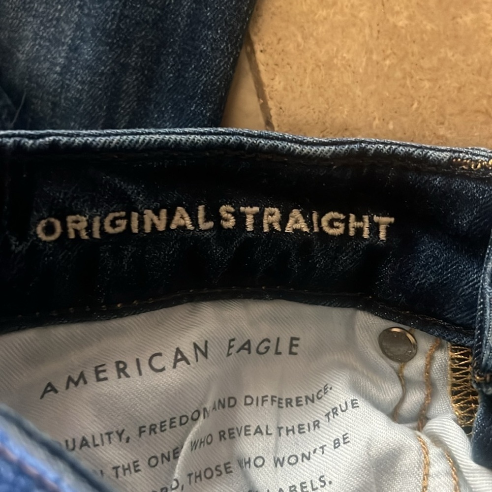 American Eagle, cozy air, flex ladies, jeans, straight size 26 excellent cond - Picture 15 of 15